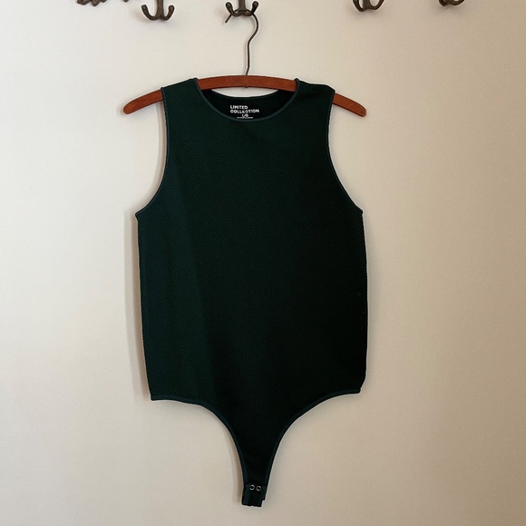Limited Collection Green Ribbed Bodysuit L/G - Picture 1 of 6